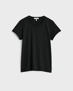 The Slub Short Sleeve Tee for Women | rag & bone Long Tee, French Women, Jersey Design, Jeans Women, Striped Tee, Crew Neck Tee, White Denim, Pima Cotton, Shirt Online