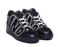 Moschino black Streetball sneakers, lateral maxi logo, round toeComposition: 100% Leather And Suede/ù Sporty Custom Sneakers With Logo Detail For Streetwear, Black High-top Sneakers With Embossed Logo For Streetwear, Black Custom Sneakers With Logo For Streetwear, Black Custom Logo Sneakers For Streetwear, Custom Black Sneakers With Logo For Streetwear, Sporty Custom Sneakers With Logo And Round Toe, Black Sporty High-top Sneakers With Embossed Logo, Black High-top Sneakers With Logo For Streetwear, Black High-top Sneakers With Logo