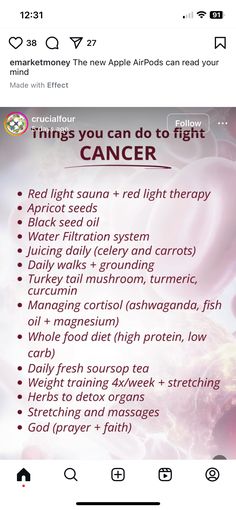 Turkey Tail Mushroom, Apricot Seeds, Whole Food Diet, Types Of Cancers, Red Light Therapy, Diy Skin, Fish Oil, Brain Function, Natural Treatments