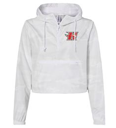 "University of Hawaii Women's Lightweight Quarter - Zip Pullover Crop Windbreaker * Embroidered with High Point University or the HPU logo * 100% polyester fabric with interior water resistant coating * Matte finish eyelets and zippers * #4 zipper with zipper pull * Reversed zipper pull * Single layer body with fine mesh hood liner * Three panel hood * Scuba neck * Self neck tape * Tightening toggle at waistband * Elastic cuffs * Locker loop in center back * Tearaway label ORDERING Please enter Perfect Lifestyle, Basketball Girl, Running Medals, Equestrian Girls, Windproof Jacket, White Camo, Cropped Pullover, Shorts Sweatpants, Girls Rules