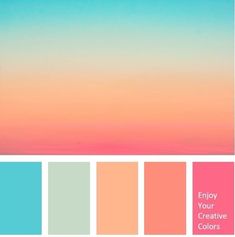 an image of the sky with pastel colors and text that says, enjoy your creative creations