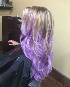 16 Blonde Hair With Purple Underneath Ideas To Try Now Purple Hair And Blonde, Blonde On Top Purple Underneath, Dark Blonde Hair With Purple Highlights, Purple Hair Dye Ideas For Blondes, Purple Hair Underneath Blonde, Purple Highlights Blonde Hair Straight, Colored Highlights For Blondes, Purple Hair Blonde