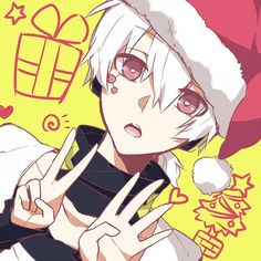 Kagerou Project. MERRY CHRISTMAS!! Mekakushi Dan, Christmas Profile Pictures, Kagerou Daze, Christmas Anime, Mekaku City Actors, Mekakucity Actors, Kagerou Project, Anime Christmas, Anime People