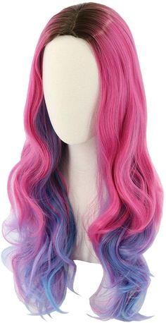 Descendants 3 Audrey, Wigs For Kids, Hair Stail, Fancy Dress Wigs, Kawaii Wigs, Kids Wigs, Black Roots, Descendants 3