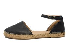 Classic Strap Black Espadrille | Avarcas USA Recycled Tires, Rioja Spain, Mary Jane Shoe, Handbag Boutique, Ankle Flats, Fashionable Snow Boots, Women's Espadrilles, Trendy Boutique, Black Espadrilles