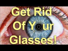 Dr. John DeWitt - How To Get Rid Of Your Glasses! - YouTube Snoring Remedies, Snoring Solutions, Healthy Eyes, Health Fitness Motivation