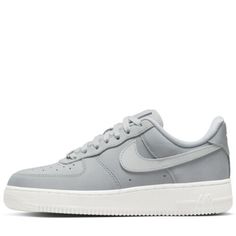 (eBay) Find many great new & used options and get the best deals for [DR9503-001] Womens Nike Air Force 1 Low '07 PRM 'Wolf Grey' (W) at the best online prices at eBay! Free shipping for many products! Nike Free Run 2, Nike Air Vapormax, Air Force 1 Low, Grey Shoes, Stylish Sneakers, Skate Shoes, Air Force 1, Force, Nike Air Force