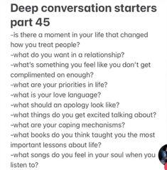 Text Conversation Starters, Deep Conversation Starters, Deep Conversation Topics, Questions To Get To Know Someone, Intimate Questions, Deep Talks, Truth And Dare, Deep Questions, Healing Journaling