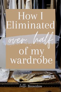 an open suitcase with clothes on it and the words how i illuminated over half of my wardrobe