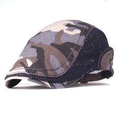 Men's/Women's Camouflage Sun Cap | ZORKET – zorket Casual Outdoor Beret, Spring Visor Beret With Adjustable Fit, Camouflage Cap For Summer, Camouflage Baseball Cap For Summer, Casual Camouflage Flat Cap, Summer Camouflage Baseball Cap, Summer Military Cap Style Hat, Military Style Hat For Summer, Military Style Summer Hat