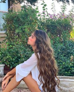 Latte Hair, Balayage Blonde, Long Wavy Hair, Dream Hair, Aesthetic Hair, Blonde Highlights, Hair Day, Pretty Hairstyles, Wavy Hair