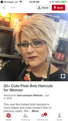 Choppy Haircuts, Short Shag Hairstyles, Hairdos For Short Hair, Mom Hairstyles, Bob Hairstyles For Fine Hair, Bob Haircuts For Women, Haircut For Older Women, Short Pixie Haircuts, Cute Hairstyles For Short Hair