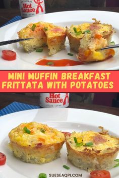 mini muffin breakfast frittata with potatoes