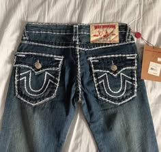 True Religion Jeans Men, Hellboy Tattoo, 2000s Clothing, Swag Girl Style, Fits Clothes, Fire Fits, Cute Jeans, Simple Trendy Outfits