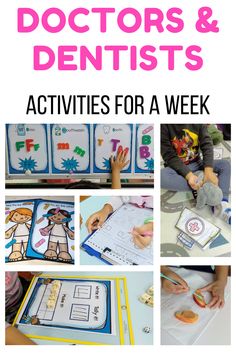 doctors and dentists activities for a week