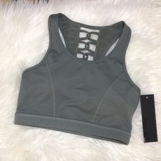 Brand New With Tags Padded With Removable Cups Pull-On Style Fits True To Size Bought From A Boutique Ice Tie Dye, High Neck Sports Bra, Sports Bra And Leggings, Printed Sports Bra, Gray Sports Bra, Corset Lace, Eggplant Purple, Racerback Sports Bra, Grey Floral