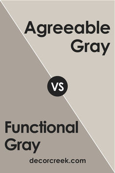 Functional Gray (SW 7024) vs. Agreeable Gray (SW 7029) Agreeable Gray Bedroom, Functional Gray Sherwin Williams, Mobile Home Makeover, Mindful Gray, Living Room Images, Agreeable Gray, Grey Couches, Gray Bedroom