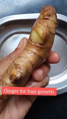 Ginger For Hair Growth, Ginger Hair Growth, Faster Hair Growth, Onion For Hair, Rosemary Oil For Hair, Hair Care Remedies, Ginger Water, Hair Growing Tips, Dal Recipe