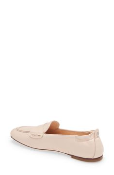 An elasticized topline softens the sophisticated appeal of a supple leather loafer with a moc-stitched toe. Leather upper and lining/leather and rubber sole Made in Italy Women's Shoes Loafer Women, Loafers Style, Diy Kits Gift, Nordstrom Store, A Style, Leather Loafers, Italian Leather, Women's Shoes, Penny