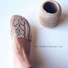 To make Leaf Lace Socks you will need: - Crochet Hook - 2 mm; US – 1/B; UK – 13 - Sample made from Madame Tricote Maxi 100 gr/ 3.5 oz; 565 m/ 617 yds - For short socks you will need approx 50 gr/1.7oz - Elastic thread, sewing needle (but not necessary, only if you want to make cuff of the sock more elastic) Size:Adjustable to any adult sizeSkill level for crochet - Intermediate ( used stitches: ch, dc, dec3tog, dec2tog, inc2dc, fpdc, bpdc, shell st)The PDF Format pattern contains helpful picture Crochet Baby Socks, Lace Ankle Socks, Crochet Socks Pattern, Crochet Shrug Pattern, Crochet Slipper Pattern, Baby Sweater Patterns, Crochet Sandals, Lace Shoes, Socks Pattern