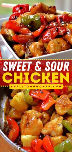 one skillet sweet and sour chicken