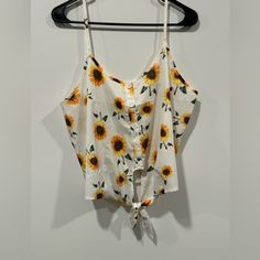 Lightweight Material Golden Poppy, Shein Tops, Yellow White, Color White, Tank Top, Womens Tops, Tank Tops, Yellow, Women Shopping