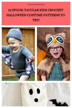 Kids Crochet Halloween Costume Patterns Easy Halloween Costumes Kids, Crochet Hand Warmers, Crochet Toddler