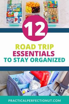 the road trip essentials to stay organized in your car or truck is easy and fun