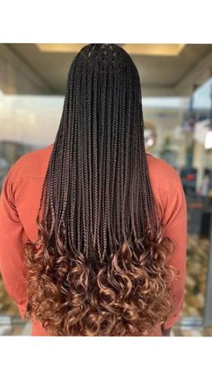 Big Braids With Curls, Long Braids With Curls, Cute Hairstyles For Braids, Big Cornrows, Hairstyles For Braids, Hair Braid Designs, Curl Braids, French Curls, Cornrows Hairstyles