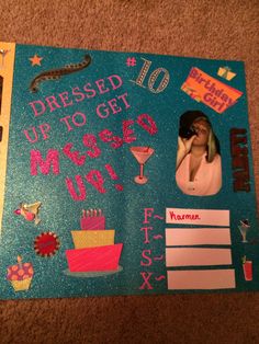 a bulletin board that says dressed up to get miss you