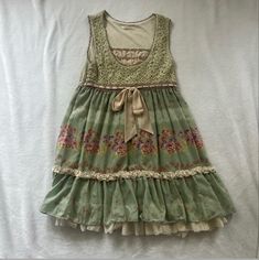 Tiered Ruffle Dress, Really Cute Outfits, Green Cream, Retro Outfits, Shop Policies, Cute Fashion