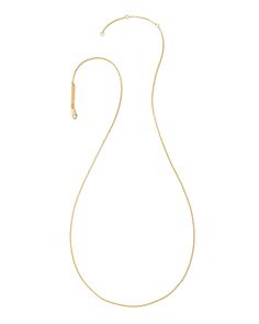 Your go-to chain, now in a longer length for layering! Dainty and delicate, the 22 Inch Thin Chain Necklace in 18k Gold Vermeil is a simple style ready for whatever's on your schedule. Embellish it with your favorite charms or let it shine all on its own. Metal 18k Yellow Gold Vermeil What is Vermeil? Vermeil (that’s pronounced ver-may) is a gold plating technique that dates back to the 19th century. While other jewelers plate over less durable metals, our vermeil starts with a Sterling Silver b Plating Techniques, Sold Out Sign, Let It Shine, Demi Fine Jewelry, Kendra Scott, Gold Vermeil, Timeless Pieces, Simple Style, Gold Chains