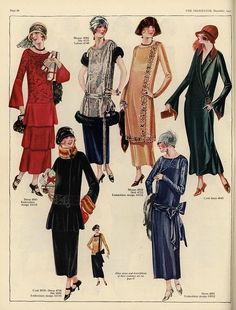 1923 Fashion, Fashion 1910, Fashion Illustration Vintage