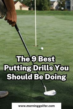 Here are the 9 best putting drills you can utilise as part of your practice regimen. Follow me to get more putting related tips. #golfputting #golfdrills #golfingtips #golftraining Golf Drills, Golf Swing, Drills, Improve Yourself, Follow Me, How To Become