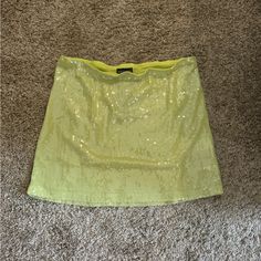 Unworn, Tags Still Present Citrus Green Sequin Mini Skirt. From White Fox Boutique Size L. Titled “Like You Mean It Sequin Mini Skirt Citrus” On White Fox Website. Whitefox Boutique, Skirts Green, Sequin Mini Skirt, White Fox Boutique, Sequin Mini Skirts, Skirt For Women, Green Sequins, Sequin Mini, Mean It