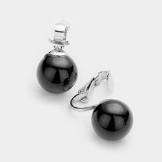 Earring Details: Size : 14mm Clip on Black Pearl, Clip On, Clip On Earrings, Lowest Price, Apparel Accessories, On Sale, Black