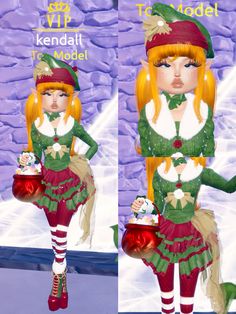 #dresstoimpress Lorax Dti Outfit, Camaflouge Dress To Impress, America Dress To Impress, Elf Dti Outfit, Elf Dress To Impress, Summer Dress To Impress Outfit, Dress To Impress Christmas Outfit, Christmas Dti Outfits