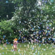 The secret to keeping them busy without lifting a finger? Invest in a bubble machine. Literally, all you need to do is turn it on and voilà, instant bubble wonderland that'll keep them entranced for HOURS (or at least give you enough time to finish that lukewarm coffee sitting neglected on your kitchen counter). Bubble Machine Party, Fly Swatters, Eco Baby, Bubble Machine, Blowing Bubbles, Ball Pit, Block Party, Simple Game, Old Love