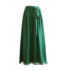 "It is made from soft and good quality Chiffon fabric. This is made to order in your measurements. Skirt length: 37\" .It can be made longer or shorter. It is made with a zipper. You can choose other colors from the color chart. When you order please give me your measurements: 1: The length of the skirt from the top of the waistline to the bottom hem. 2: Waist ( where you want the waistline to be). 3: Hips ( around the fullest part) 4: And your color choice. *Note: The colors may show a little d Jeans Editorial, Dark Green Bridesmaid, Bridesmaid Skirt, Long Chiffon Skirt, Green Maxi Skirt, Bridesmaid Skirts, Jeans Design, Blue Maxi Skirt, Chic And Curvy