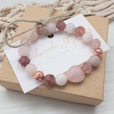 Rose Quartz Diffuser Bracelet Crystals for Self Love | Etsy Crystal Bracelets Display, Adjustable Rose Quartz Stretch Bracelet Gift, Rose Gold Beaded Bracelets With Natural Stones For Gift, Feminine Bracelets For Valentine's Day Gift, Rose Quartz Bracelets As Valentine's Day Gift, Rose Quartz Bracelets For Valentine's Day Gift, Adjustable Rose Quartz Charm Bracelet For Gifts, Crystals For Self Love, Fertility Bracelet