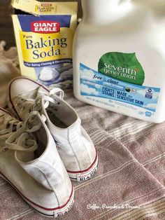 How to Clean Converse and Canvas Shoes - Coffee, Pancakes & Dreams Clothes Washing Hacks