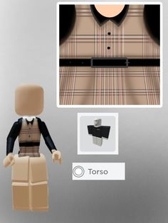 an image of a man in a dress shirt and tie made out of legos