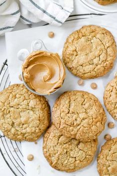 Peanut Butter Oatmeal Cookies (+ Video!)