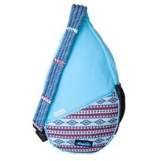 KAVU | Paxton (Desert Retreat) Blue Bag With Water Bottle Pocket For Outdoor Activities, Blue Functional Camping Bag, Functional Blue Camping Bags, Functional Blue Bags For Camping, Multicolor Casual Hiking Bag, Casual Multicolor Hiking Bags, Casual Blue Camping Bag, Desert Retreat, Snack Lunch