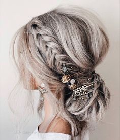 Up Dos For Prom, Pool Hairstyle Ideas, Grey Hair Inspiration, Up Dos, Pool Hairstyles, Beach Hairstyles, Hairdo For Long Hair, Hair Envy, Beach Hair