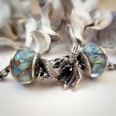 Ice dragon - silver – Beads Candy Shop Bracelets Pandora, Trollbeads Bracelet, Ice Dragon, Dangle Bracelet, Beads Candy, Fashion Beads, Bracelet Charms, Pandora Bracelet Charms, Fire Dragon