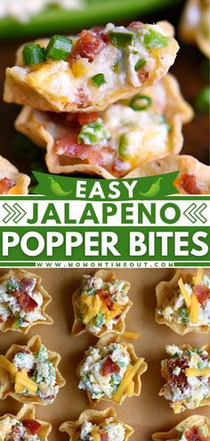 easy jalapeno popper bites with cheese and bacon