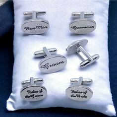 Nwt Wedding Cufflinks Groom Best Man Groomsman Father Of Bride Groom Gifts Gorgeous Silver Cufflinks That's Great For Your Special Day. Brand New In Plastic From Manufacturer. Perfect Condition. Nwt. Great Wedding Bridal Party, Groomsmen Gifts Includes: 1 Pair Available In 5 Engraved Styles: - Groom - Best Man - Groomsman - Father Of The Bride - Father Of The Groom To Purchase More Than 1 Pair: - Click The Heart To Like It - Click The + To Add To Bundle - Comment On The Bundle Which Other Ones Y Bridal Party Groomsmen, Father Of Bride, Wedding Cufflinks Groom, Bridal Cuff, Groom Gifts, Father Of The Groom, Groom Cufflinks, Wedding Cufflinks, Bride And Groom Gifts