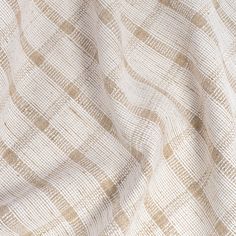 an image of a white and brown checkered fabric