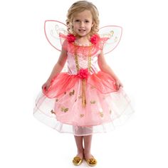 Your little one will be ready to flit, flutter, perform magic, and dazzle everyone in their new Butterfly Fairy dress up. Wings sold separately. | Little Adventures | Butterfly Fairy Dress (Pink, Size 5-7Y) | Maisonette collects the best children’s products from around the world (unlike Zulily, Etsy, The Tot, Farfetch Kids, Childrensalon, Crate and Kids, Kohls, Wayfair, Buy Buy Baby, Nordstroms, Mini Boden, J.Crew Factory, or PotteryBarn Kids), creating a curated shopping experience for you. Thi Pink Dress For Halloween Dress-up, Spring Fairy Dress For Costume Party, Princess Style Fairy Dress For Costume Party In Spring, Playful Pink Fairy Dress For Party, Pink Princess Fairy Dress For Costume Party, Playful Pink Tutu Dress For Dress-up, Pink Fairytale Dress For Dress-up, Pink Whimsical Dress For Fancy Dress, Princess Tulle Costume For Dress-up